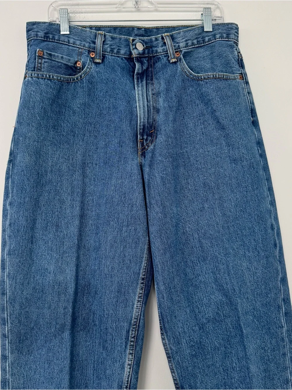Levi's 560 Jeans Men 34x32 Loose Fit Tapered Leg Medium Wash Blue Denim Mid Rise
